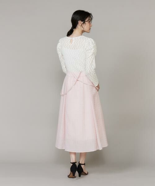 Maglie le cassetto / マーリエ ル カセット ミニ・ひざ丈スカート | サスペンダー付きジャガードスカート | 詳細5