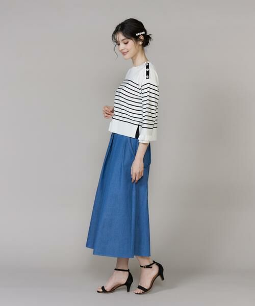 Maglie le cassetto / マーリエ ル カセット ニット・セーター | 《大きいサイズ》袖フリルニットプルオーバー | 詳細3