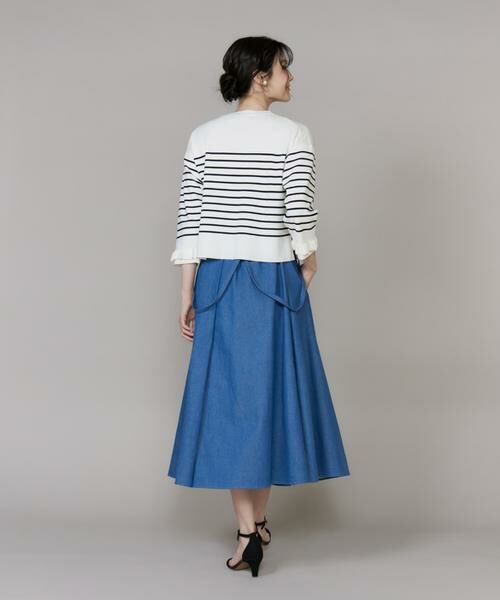 Maglie le cassetto / マーリエ ル カセット ニット・セーター | 《大きいサイズ》袖フリルニットプルオーバー | 詳細4