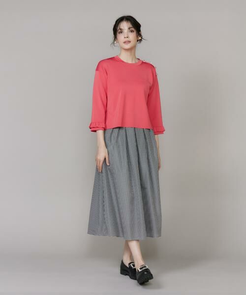 Maglie le cassetto / マーリエ ル カセット ニット・セーター | 《大きいサイズ》袖フリルニットプルオーバー | 詳細7