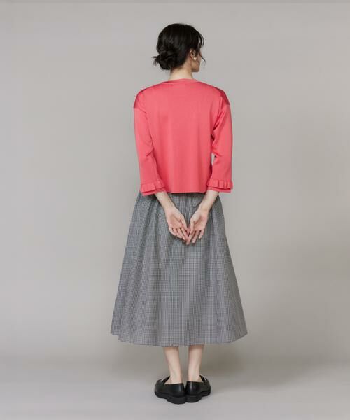 Maglie le cassetto / マーリエ ル カセット ニット・セーター | 《大きいサイズ》袖フリルニットプルオーバー | 詳細9