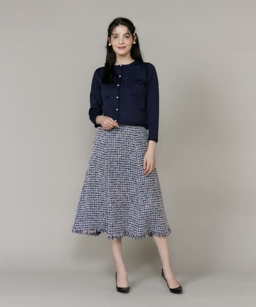 Maglie le cassetto / マーリエ ル カセット カーディガン・ボレロ | サテンリボンニットジャケット | 詳細11