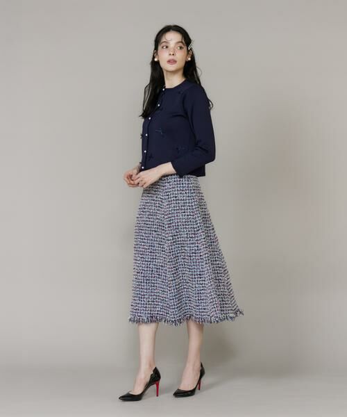 Maglie le cassetto / マーリエ ル カセット カーディガン・ボレロ | サテンリボンニットジャケット | 詳細13