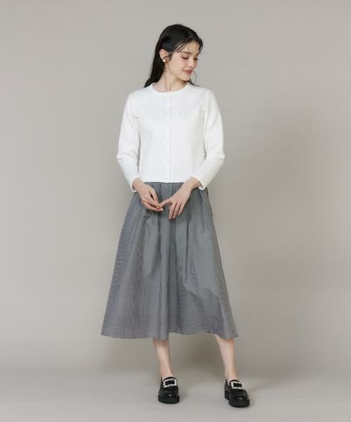 Maglie le cassetto / マーリエ ル カセット カーディガン・ボレロ | サテンリボンニットジャケット | 詳細5