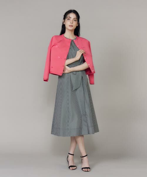 Maglie le cassetto / マーリエ ル カセット カーディガン・ボレロ | サテンリボンニットジャケット | 詳細8