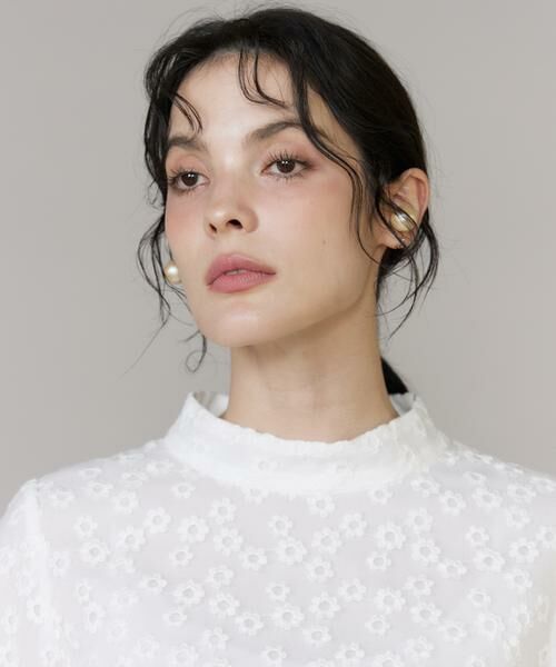 Maglie le cassetto / マーリエ ル カセット シャツ・ブラウス | 《WEB・POPUP限定》フラワー刺繍シアーブラウス《M Maglie le cassetto》 | 詳細11