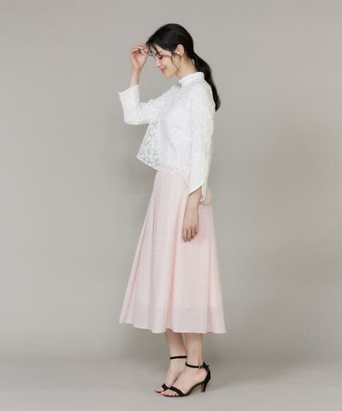 Maglie le cassetto / マーリエ ル カセット シャツ・ブラウス | 《WEB・POPUP限定》フラワー刺繍シアーブラウス《M Maglie le cassetto》 | 詳細3