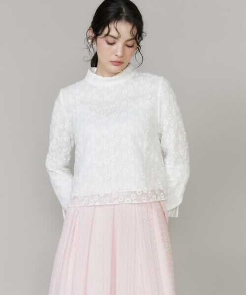 Maglie le cassetto / マーリエ ル カセット シャツ・ブラウス | 《WEB・POPUP限定》フラワー刺繍シアーブラウス《M Maglie le cassetto》 | 詳細8