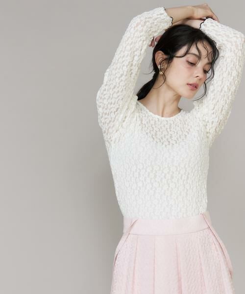 Maglie le cassetto / マーリエ ル カセット カットソー | 配色レースカットソー | 詳細10