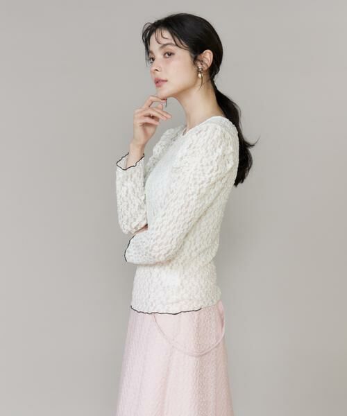 Maglie le cassetto / マーリエ ル カセット カットソー | 配色レースカットソー | 詳細12