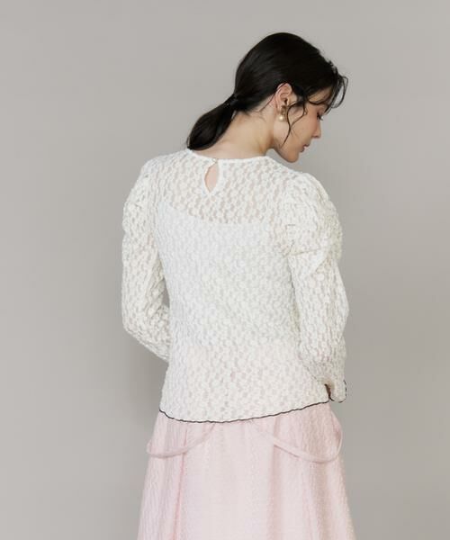 Maglie le cassetto / マーリエ ル カセット カットソー | 配色レースカットソー | 詳細13