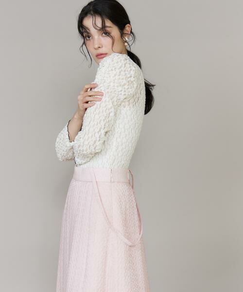 Maglie le cassetto / マーリエ ル カセット カットソー | 配色レースカットソー | 詳細9