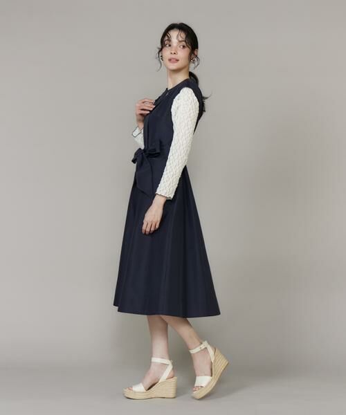 Maglie le cassetto / マーリエ ル カセット ミニ丈・ひざ丈ワンピース | 《大きいサイズ》フラワーモチーフレースワンピース《M Maglie le cassetto》 | 詳細10