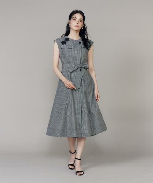 Maglie le cassetto / マーリエ ル カセット ミニ丈・ひざ丈ワンピース | 《大きいサイズ》フラワーモチーフレースワンピース《M Maglie le cassetto》 | 詳細2