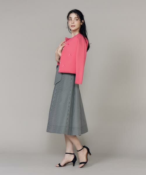 Maglie le cassetto / マーリエ ル カセット ミニ丈・ひざ丈ワンピース | 《大きいサイズ》フラワーモチーフレースワンピース《M Maglie le cassetto》 | 詳細7