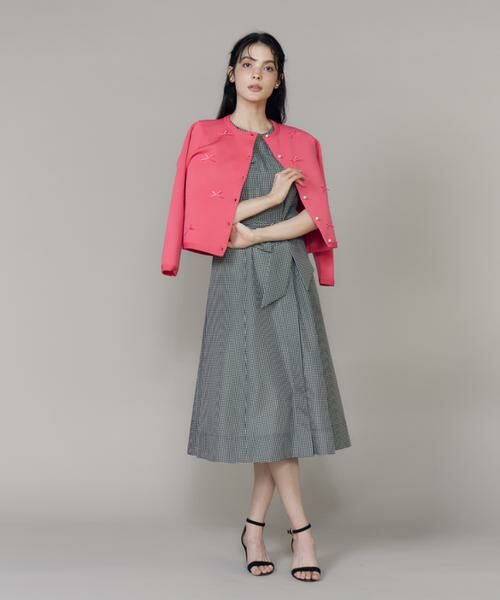 Maglie le cassetto / マーリエ ル カセット ミニ丈・ひざ丈ワンピース | 《プラスサイズ》フラワーモチーフレースワンピース《M Maglie le cassetto》 | 詳細5