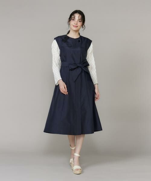 Maglie le cassetto / マーリエ ル カセット ミニ丈・ひざ丈ワンピース | 《プラスサイズ》フラワーモチーフレースワンピース《M Maglie le cassetto》 | 詳細8