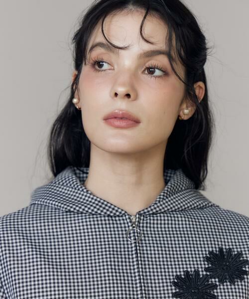 Maglie le cassetto / マーリエ ル カセット その他アウター | 《M Maglie le cassetto》フラワーモチーフレースブルゾン | 詳細14