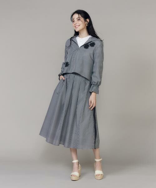 Maglie le cassetto / マーリエ ル カセット その他アウター | 《M Maglie le cassetto》フラワーモチーフレースブルゾン | 詳細3