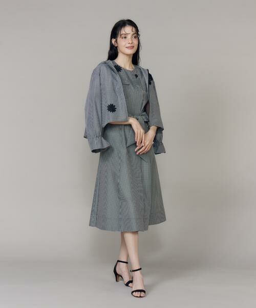 Maglie le cassetto / マーリエ ル カセット その他アウター | 《大きいサイズ》フラワーモチーフレースブルゾン《M Maglie le cassetto》 | 詳細6