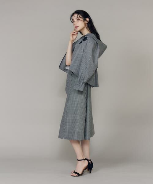 Maglie le cassetto / マーリエ ル カセット その他アウター | 《大きいサイズ》フラワーモチーフレースブルゾン《M Maglie le cassetto》 | 詳細8