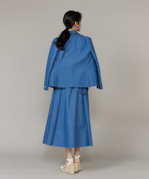 Maglie le cassetto / マーリエ ル カセット ミニ・ひざ丈スカート | 《WEB・POPUP限定》サスペンダー付きデニムタックスカート《M Maglie le cassetto》 | 詳細8