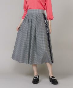 Maglie le cassetto / マーリエ ル カセット ロング・マキシ丈スカート | 《大きいサイズ》ロゴテープタックスカート《M Maglie le cassetto》