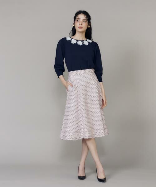 Maglie le cassetto / マーリエ ル カセット ニット・セーター | モチーフレースニットプルオーバー | 詳細2