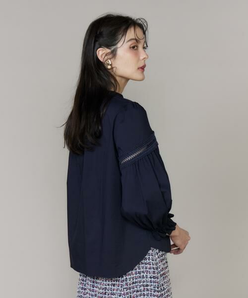 Maglie le cassetto / マーリエ ル カセット シャツ・ブラウス | スタンドレースブラウス | 詳細13