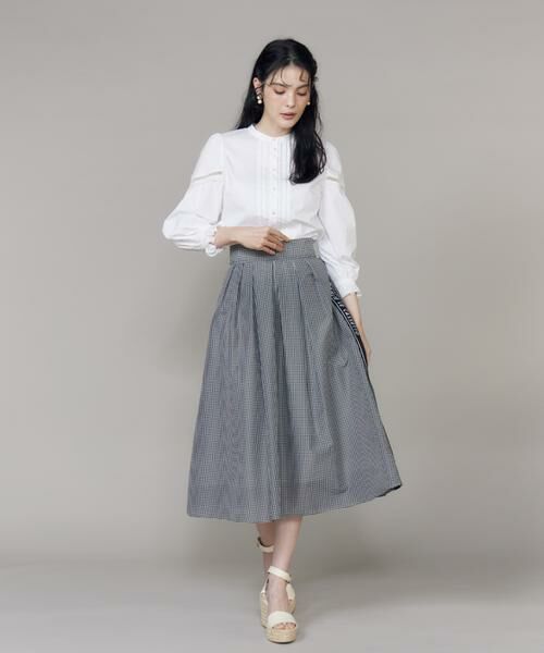 Maglie le cassetto / マーリエ ル カセット シャツ・ブラウス | スタンドレースブラウス | 詳細3