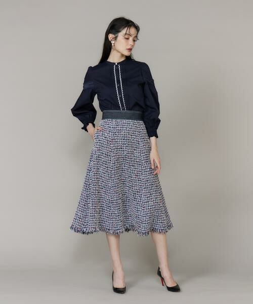 Maglie le cassetto / マーリエ ル カセット シャツ・ブラウス | スタンドレースブラウス | 詳細6