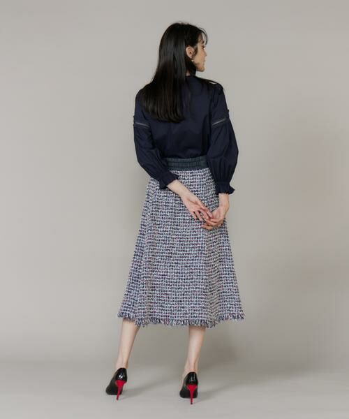 Maglie le cassetto / マーリエ ル カセット シャツ・ブラウス | スタンドレースブラウス | 詳細8