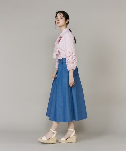 Maglie le cassetto / マーリエ ル カセット シャツ・ブラウス | 《大きいサイズ》ボーラーレースブラウス | 詳細6