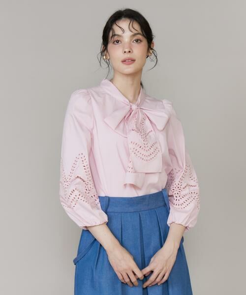 Maglie le cassetto / マーリエ ル カセット シャツ・ブラウス | 《プラスサイズ》ボーラーレースブラウス | 詳細10