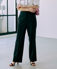 Maglie le cassetto / マーリエ ル カセット その他パンツ | 《大きいサイズ》フラワーレース美シルエットストレートパンツ《M Maglie le cassetto×冨張愛》