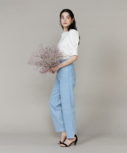 Maglie le cassetto / マーリエ ル カセット その他パンツ | 《大きいサイズ》ハートステッチカーヴィーラインジーンズ《Maglie Jeans》 | 詳細3