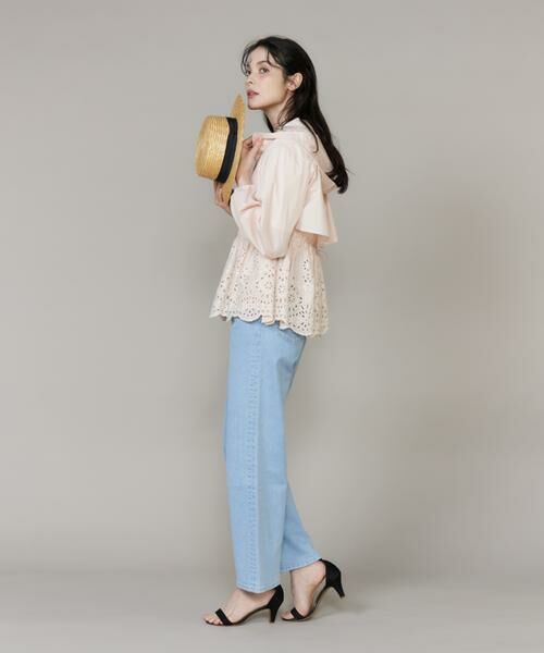 Maglie le cassetto / マーリエ ル カセット その他パンツ | 《大きいサイズ》ハートステッチカーヴィーラインジーンズ《Maglie Jeans》 | 詳細6