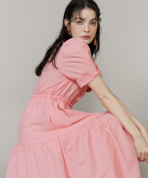 Maglie le cassetto / マーリエ ル カセット ミニ丈・ひざ丈ワンピース | ティアードワンピース | 詳細1