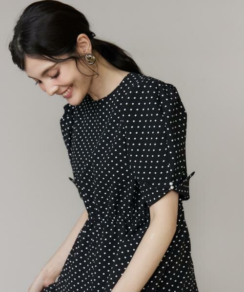 Maglie le cassetto / マーリエ ル カセット ミニ丈・ひざ丈ワンピース | ドットティアードワンピース | 詳細11