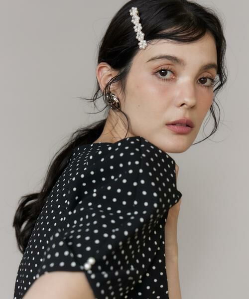 Maglie le cassetto / マーリエ ル カセット ミニ丈・ひざ丈ワンピース | ドットティアードワンピース | 詳細12