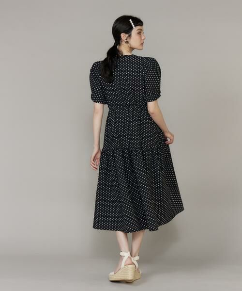 Maglie le cassetto / マーリエ ル カセット ミニ丈・ひざ丈ワンピース | ドットティアードワンピース | 詳細5