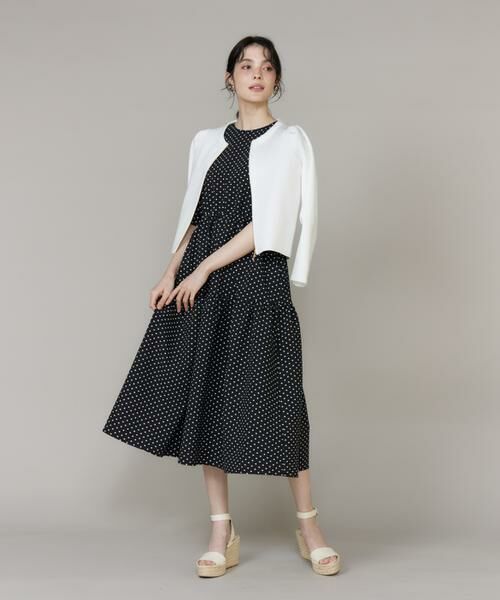 Maglie le cassetto / マーリエ ル カセット ミニ丈・ひざ丈ワンピース | ドットティアードワンピース | 詳細6