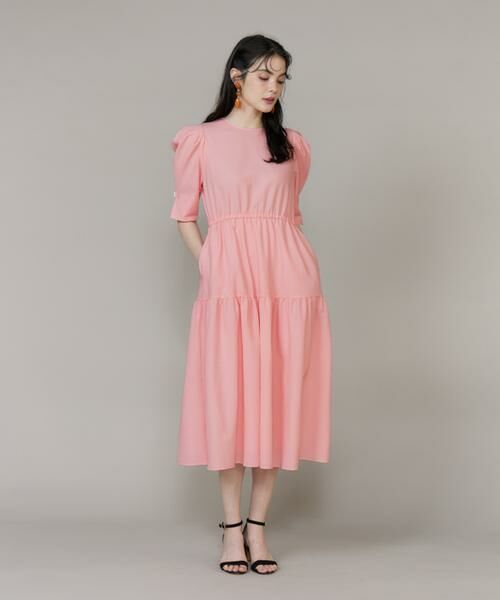 Maglie le cassetto / マーリエ ル カセット ミニ丈・ひざ丈ワンピース | 《大きいサイズ》ティアードワンピース | 詳細3