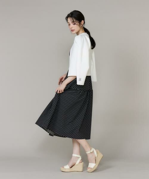 Maglie le cassetto / マーリエ ル カセット ミニ丈・ひざ丈ワンピース | 《大きいサイズ》ドットティアードワンピース | 詳細7