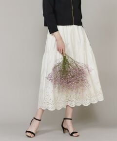 Maglie le cassetto / マーリエ ル カセット ロング・マキシ丈スカート | 《M Maglie le cassetto》ラッシュガードレーススカート