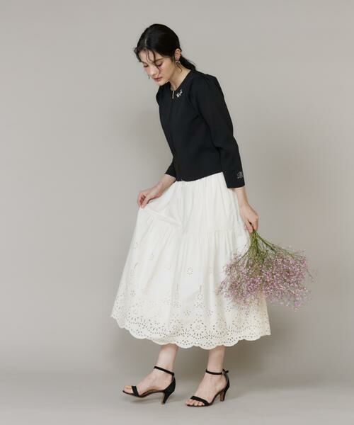 Maglie le cassetto / マーリエ ル カセット ロング・マキシ丈スカート | 《M Maglie le cassetto》ラッシュガードレーススカート | 詳細3