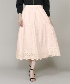 Maglie le cassetto / マーリエ ル カセット ミニ・ひざ丈スカート | 《大きいサイズ》ラッシュガードレーススカート《M Maglie le cassetto》