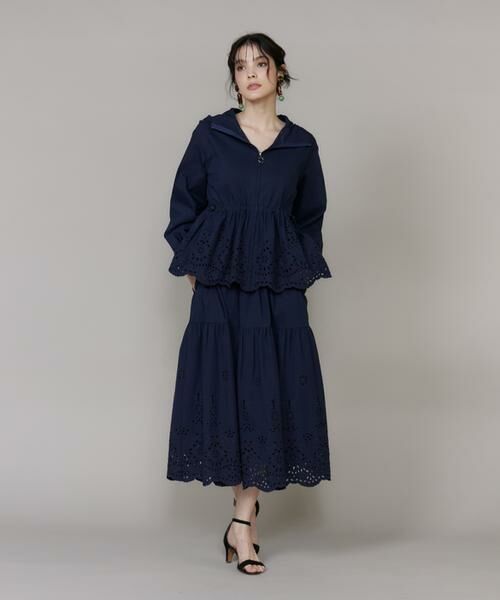 Maglie le cassetto / マーリエ ル カセット ミニ・ひざ丈スカート | 《大きいサイズ》ラッシュガードレーススカート《M Maglie le cassetto》 | 詳細5