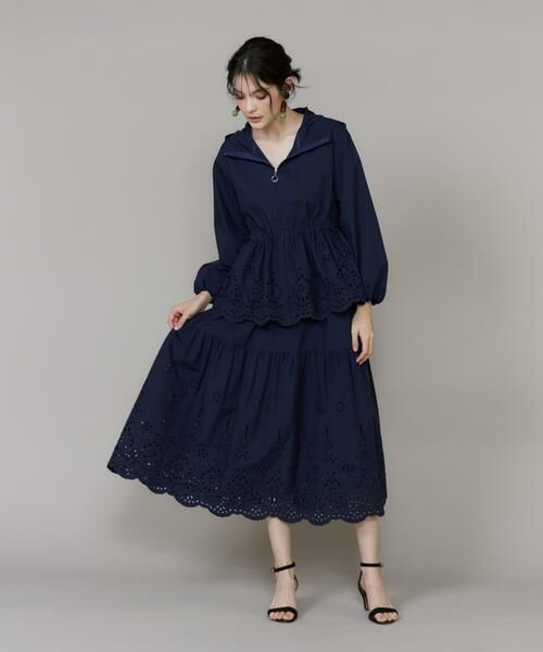 Maglie le cassetto / マーリエ ル カセット ミニ・ひざ丈スカート | 《プラスサイズ》ラッシュガードレーススカート《M Maglie le cassetto》 | 詳細6