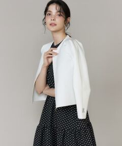 Maglie le cassetto / マーリエ ル カセット カーディガン・ボレロ | ロゴ刺繍ジップカーディガン